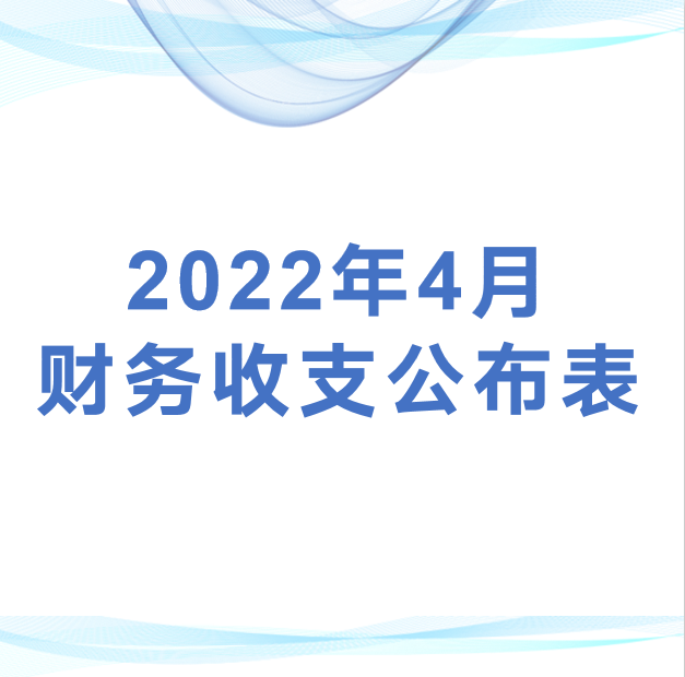 深圳市平湖股份合作公司监事会审议2022年4月财务收支公布表