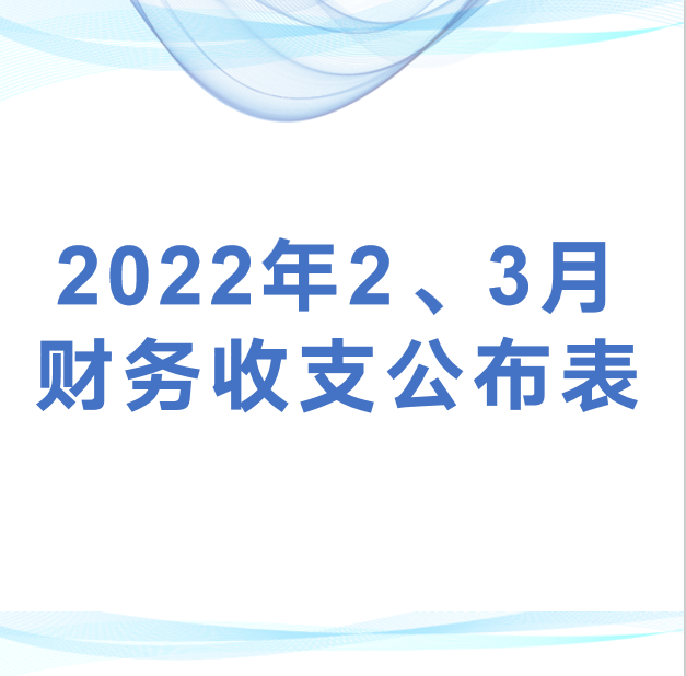 深圳市平湖股份合作公司监事会审议2022年2、3月财务收支公布表