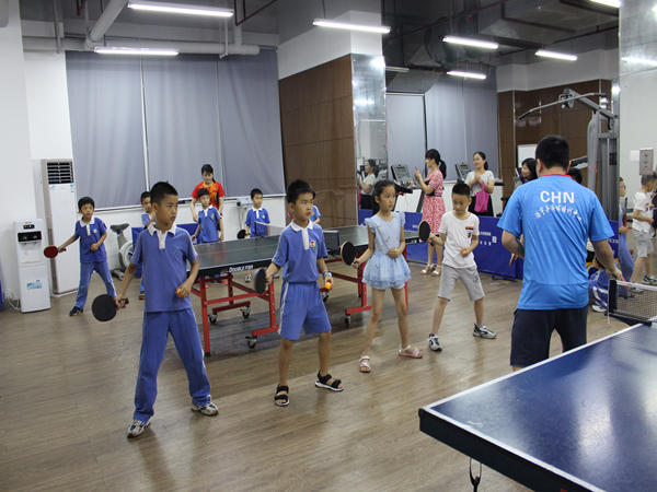 沙塘布社区青少年乒乓球兴趣班结课啦！