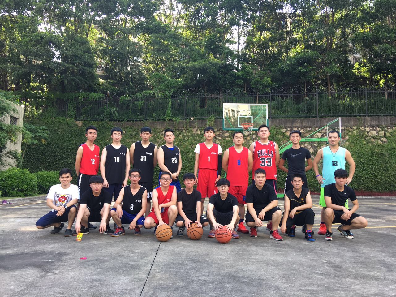 2017年暑假大光勘村篮球赛