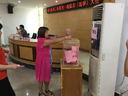 三村居民小组换届选举
